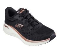 Skechers Womens Arch Fit 2.0 Glow the Distance 150067-Bkrg Black/Rose Gold Lace Up Shoe UK 6/EU 39 /US 9