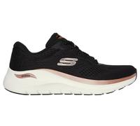 Skechers Women's Arch FIT 2.0 Glow The Distance Sneaker, Black, 4 UK