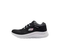 Skechers Women's Arch Fit 2.0 Rainy Days Casual Shoes, Black Mesh/Multi Trim, 4 UK