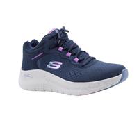 Skechers Womens Arch Fit 2.0 Rainy Days 150194-Nvpr Navy/Purple Lace Up Shoe
