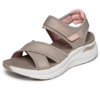Skechers Women's Arch Fit Adjustable Crossover Band Slingback Sandal