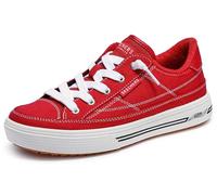 Skechers Women's Arch Fit Arcade-Arcata Sneaker, Red Excursion Plain Getaway Solids, 3.5 UK