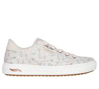 Skechers Women's Arch Fit Arcade - Flowa Powa Sneaker in Off White, Size 5 | Textile, Vegan, Machine Washable