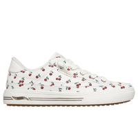 Skechers Women's Arch Fit Arcade - Flowa Powa Sneaker in White/Red, Size 8 | Textile, Vegan, Machine Washable