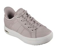 Skechers Women's Arch Fit Arcade-Forever Cozy Hands Free Slip-ins Sneaker, Taupe, 7