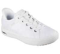 Skechers Women's Arch Fit Arcade-Forever Cozy Hands Free Slip-ins Sneaker, White, 6 UK Wide
