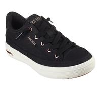 Skechers Women's Arch Fit Arcade-Meet Ya There Sneaker, Black, 3.5 UK