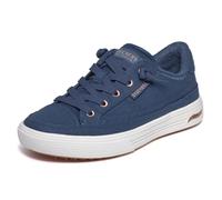 Skechers Women's Arch Fit Arcade-Meet Ya There Sneaker, Navy, 6 UK