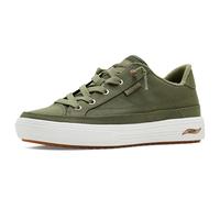 Skechers Women's Arch Fit Arcade-Meet Ya There Sneaker, Olive, 10