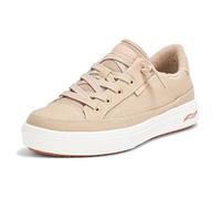 SKECHERS Women's Arch Fit Arcade-Meet Ya There Sneaker, Taupe, 9.5 Wide