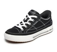 Skechers Women's Arch Fit Arcade-See Ya There Hands Free Slip-ins Sneaker, Black/White, 7 UK