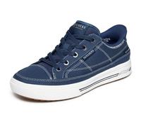 Skechers Women's Arch Fit Arcade-See Ya There Hands Free Slip-ins Sneaker, Navy, 3.5 UK