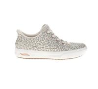 Skechers Women's Arch Fit Arcade - Wild Nite Hands Free Slip-in Trainers, Leopard, 39.5 EU