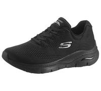 Skechers Women's Arch Fit Big Appeal Sneaker,Black Mesh / Trim,8 UK