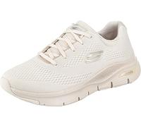 Skechers Women's Arch Fit Big Appeal Sneaker,Off White Mesh/Trim,3 UK