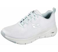 Skechers Women's Arch Fit Comfy Wave Trainers, White Mint Wmnt, 4 UK