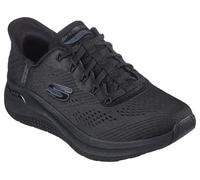 Skechers Women's Arch Fit Easy Chic Trainer, Black, 4.5 UK