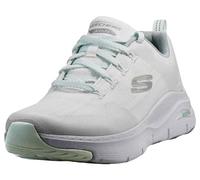Skechers Women's Arch Fit Keep It Up Trainers, Grey, White Mint Wmnt, 4 UK