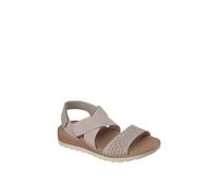Skechers BOBS Arch Fit Perforated Vamp Cross Strap Sandal