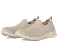 Skechers Women's Arch Fit Refine 2.0 - Cascade Sneaker in Taupe, Size 3 | Textile/Synthetic, Vegan, Machine Washable
