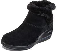 Skechers Women's Arch FIT Rise Fashion Boot, Black Suede, 8 UK