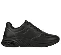 Skechers Women's Arch Fit S-Miles - Mile Makers Sneaker in Black, Size 4 | Synthetic