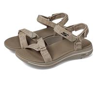 Skechers Women's Arch Fit Spikeless Golf Sandal Sneaker, Taupe, 8
