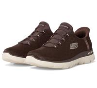 Skechers Women's Arch Fit Summits Hands Free Slip-ins Sneaker, Brown, 5.5 UK