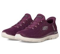 Skechers Women's Arch Fit Summits Hands Free Slip-ins Sneaker, Plum, 6 UK