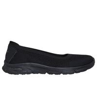 Skechers Women's Arch Fit Sunny - Zen Walk Shoes in Black, Size 2 | Textile/Synthetic, Vegan, Machine Washable