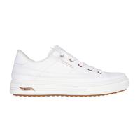 Skechers Women's Arch FIT Arcade Sneaker, White Canvas/Rose Gold Trim, 3 UK