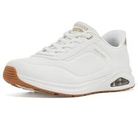 Skechers Women's Arch Fit Uno Slip-in Trainers, White Durabuck Mesh, 7 UK