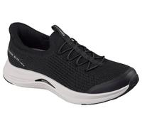 Skechers Women's Arch Fit Vista 2.0 Primavera Slip-On Sneakers, Black Knit, 4.5 UK