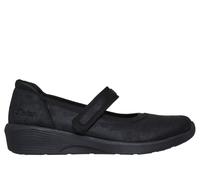 Skechers Women's Arya - Always Rising Flats in Black, Size 6.5 | Textile, Vegan, Machine Washable