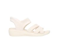 Skechers Arya Slip Ins OFWT Off White Womens Comfortable Sandals 163524 in a Plain Textile in Size 7