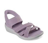 Skechers Women's Arya Cooling Off Sandals, Lavender Knit, 4 UK