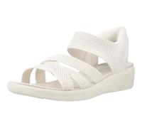 Skechers Women's Arya Cooling Off Slip-In Trainers, Off White Knit, 8 UK