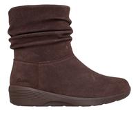 Skechers Women's Arya - Fashionista Bootie in Chocolate, Size 8 | Leather