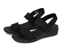 Skechers Women's Arya-On The Rise Sandal, Black, 3 UK