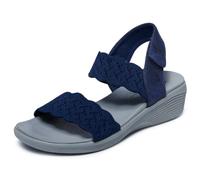 Skechers Women's Arya-on The Rise Sandal, Navy, 10