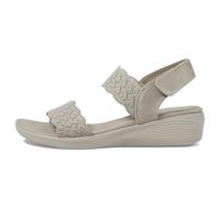 Skechers Women's Arya-ON The Rise Sandal, Taupe, 8