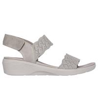 Skechers Women's Arya-on The Rise Sandal, Taupe, 8