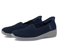Skechers Women's Arya-Sweet Voice Ballet Flat, Navy, 8