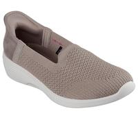 Skechers Women's Arya-Sweet Voice Hands Free Slip-ins Loafer Flat, Taupe, 7.5