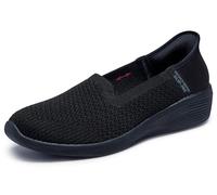 Skechers Womens Slip-On- Arya Sweet Voice, Black, 5
