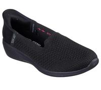 Skechers Womens Slip-On- Arya Sweet Voice, Black, 4
