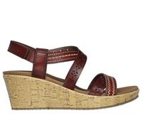 Skechers Women's Beverlee Delicate Glow Sandal, Chocolate, 3 UK