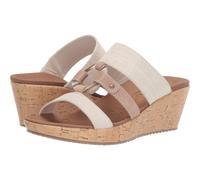 Skechers Women's Beverlee-Sail Away Wedge Sandal Natural 11