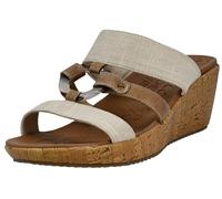 Skechers Women's Beverlee-Sail Away Wedge Sandal Natural 10