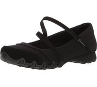Skechers Women's Bikers-Get-Up Mary Jane Flat, Black, 6.5 UK